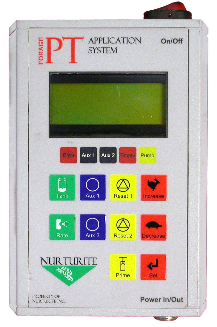 Forage PT Application System rate controller